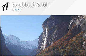 Actionbound Staubbach Falls self- guided walk